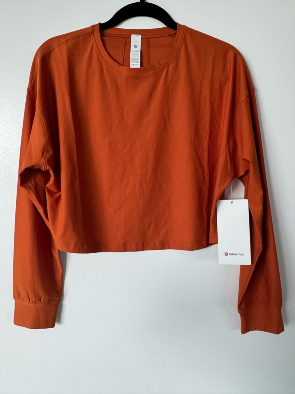 NWT LULULEMON - Burnt Orange Muscle Love Long Sleeve - $68 - 8